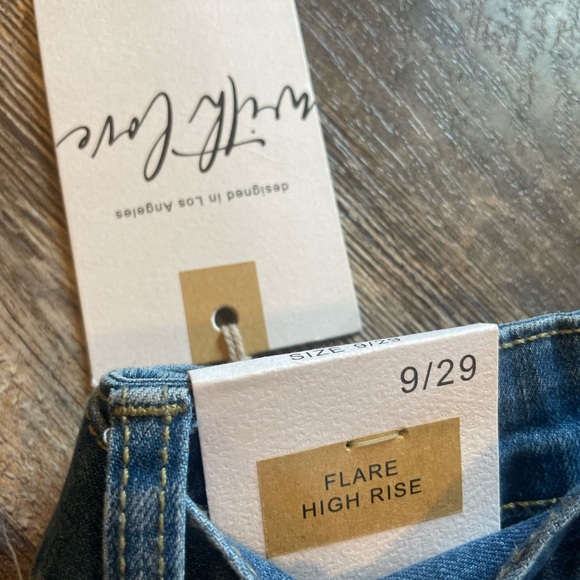 YMI Light Blue Flare High Rise Jeans - Picture 6 of 6